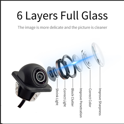 Camera lùi AHD AV CCD 720P hình nón nhỏ đa năng, Camera chiếu hậu cho xe khách